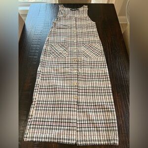 Mountain Lake Casuals Maxi Dress
Women's Sz S Plaid Jumper 90's